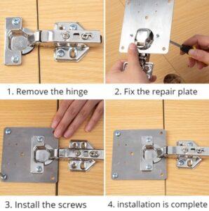 Hinge Repair Mounting Plate