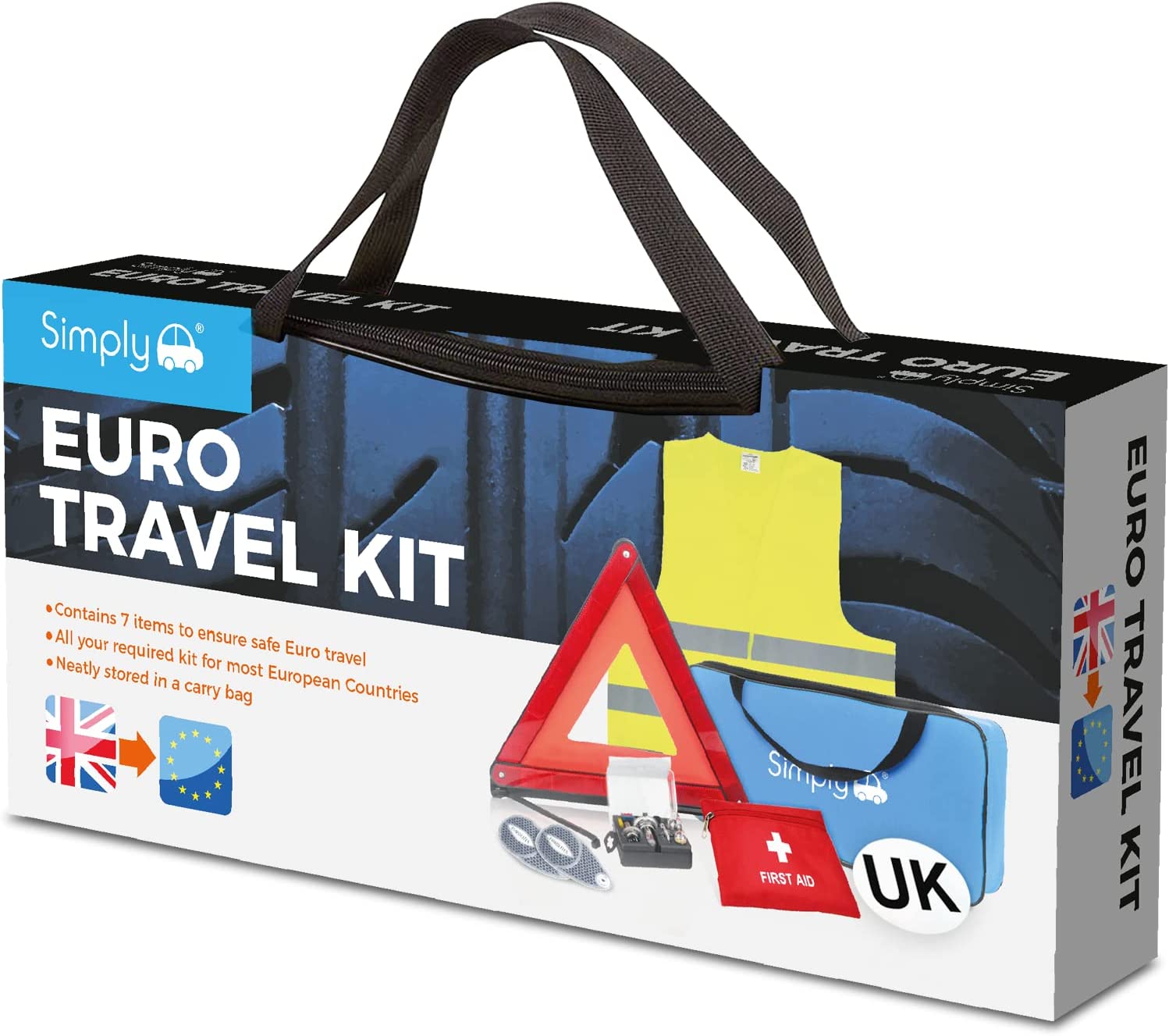 halfords european travel kit plus