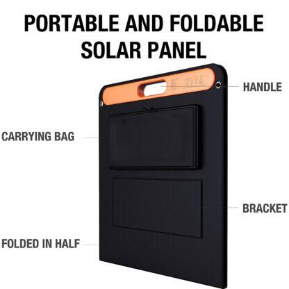 Jackery Portable Solar Panel SolarSaga 100W for Explorer 1000 - Image 3