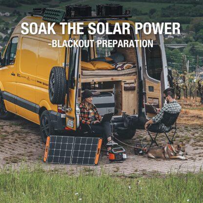 Jackery Portable Solar Panel SolarSaga 100W for Explorer 1000 - Image 5