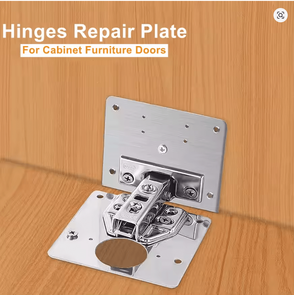Cupboard Hinge Repair Plate Stainless Steel Hinge Fix