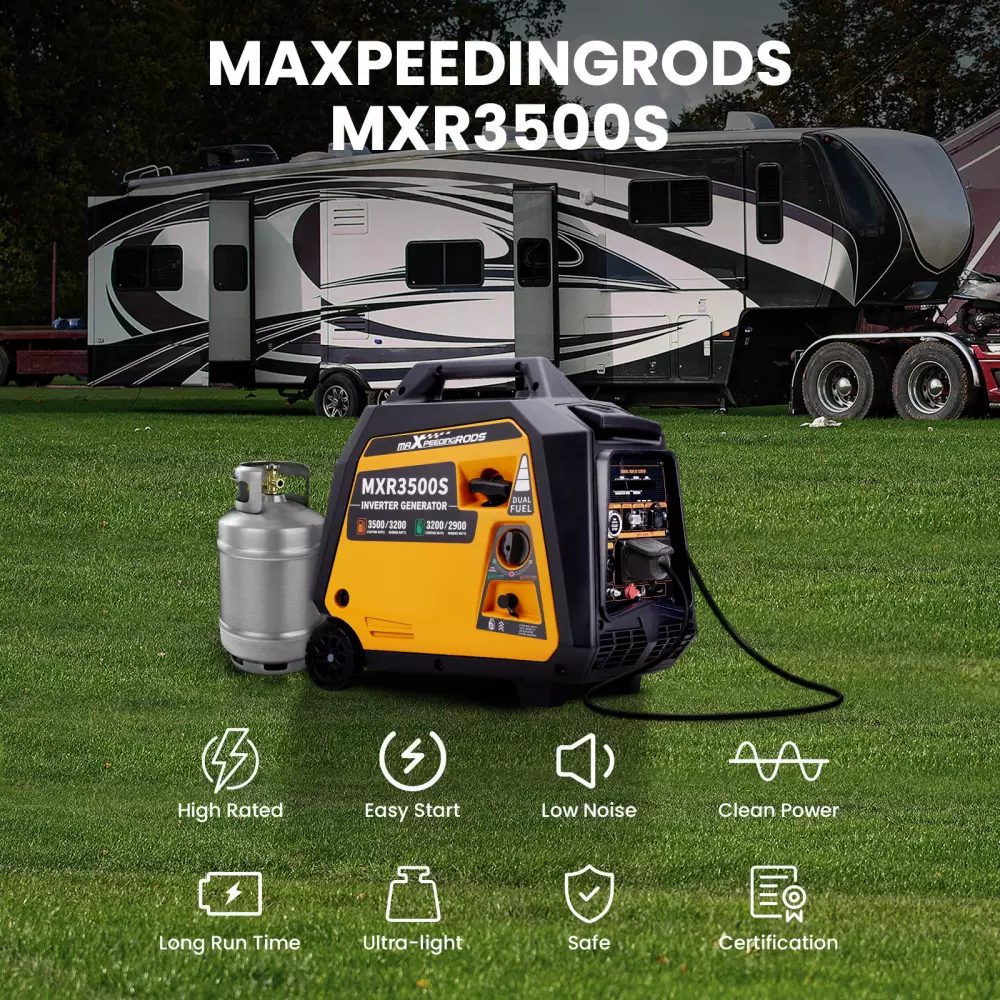 Maxpeedingrods MXR3500 3.5kW Portable Inverter Generator