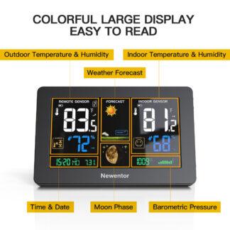 Wireless Weather Station Remote Sensors Hygrometer Humidity Temperature