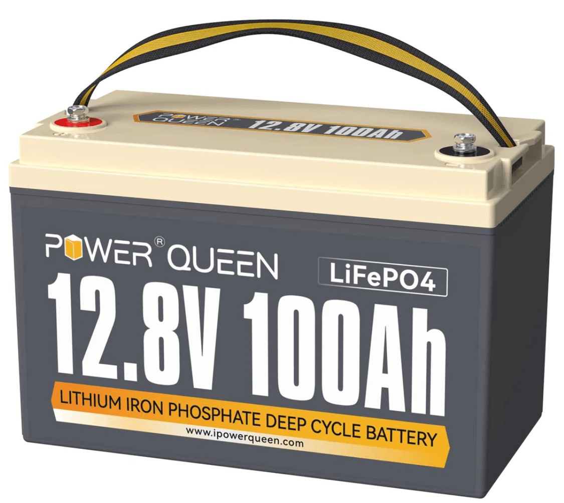 Power Queen Battery 100Ah LiFePO4 Battery