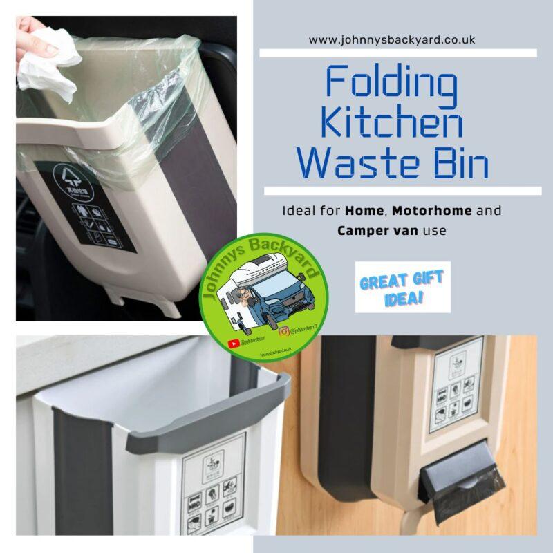 Folding Kitchen Rubbish Bin