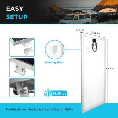 Renogy Solar Panel 200w 12v Monocrystalline - Image 3