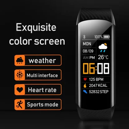 Smart Watch Fitness Tracker Men Women Kids Smartwatch Sport Waterproof Heart Rate Android iOS - Image 2