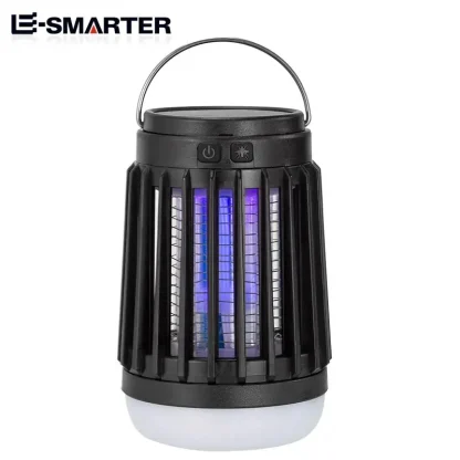 Mosquito Lamp UV Light Bug Zapper Trap Solar Charging Rechargeable - Image 3