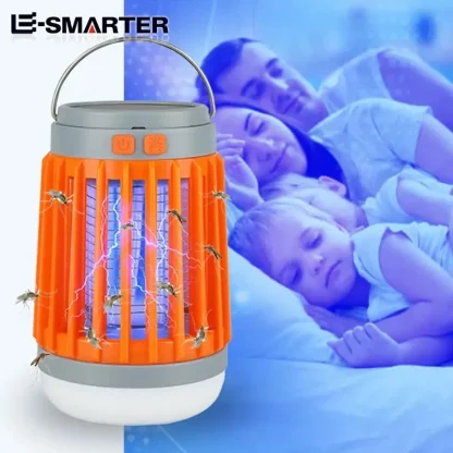 Mosquito Lamp UV Light Bug Zapper Trap Solar Charging Rechargeable - Image 4