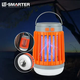 Mosquito Lamp UV Light Bug Zapper Trap Solar Charging Rechargeable